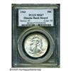 Image 1 : 1943 50C MS67 PCGS. Omaha Bank Hoard. Outstanding