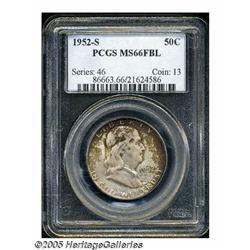 1952-S 50C MS66 Full Bell Lines PCGS. Mottled dee