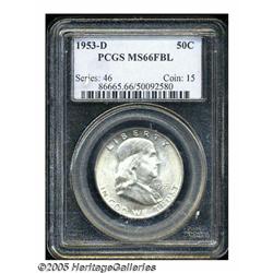 1953-D 50C MS66 Full Bell Lines PCGS. A Premium G