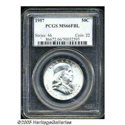 1957 50C MS66 Full Bell Lines PCGS. Lustrous surf