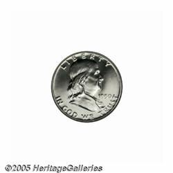 1950 50C PR66 Cameo NGC. A splendid, razor sharp 