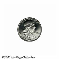 1953 50C PR68 Cameo PCGS. A starkly contrasted, s