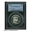 Image 3 : 1953 50C PR68 Cameo PCGS. A starkly contrasted, s