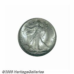 1918-D 50C MS66 NGC. A satiny Gem, this lovely Wa