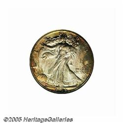 1936 50C PR67 NGC. Rather attractively toned with