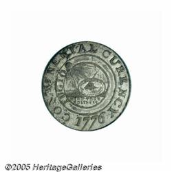 1776 $1 Continental Dollar, CURENCY, Pewter XF45 