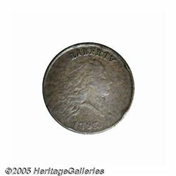 1793 Chain 1C Periods Fine 15 PCGS. S-4, High R.3