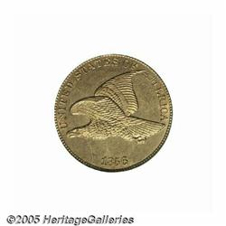 1856 1C PR64 PCGS. Snow-9. This variety is the us