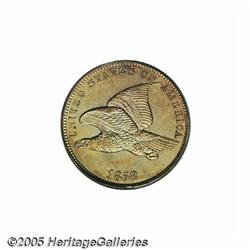 1858 1C Small Letters PR64 PCGS. Snow-PR2, Snow-P