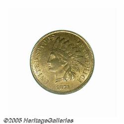 1873 1C Doubled LIBERTY MS64 Brown PCGS. FS-009, 