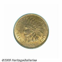 1873 1C Doubled LIBERTY MS65 Red and Brown PCGS. 