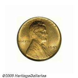 1910-S 1C MS67 Red PCGS. A shimmering, well frost