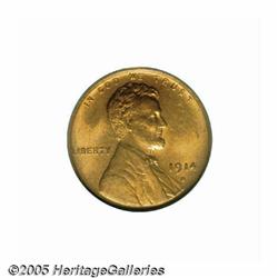 1914-S 1C MS65 Red PCGS. The '14-S Lincoln has ne