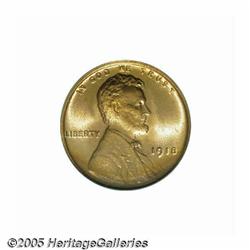 1918 1C MS67 Red PCGS. Full, frosty textured lust