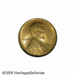 1920-S 1C MS65 Red PCGS. A pretty example that ha