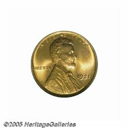 1921 1C MS67 Red PCGS. A liberally frosted Superb