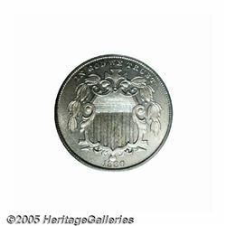 1880 5C MS64 PCGS. A handsome example exhibiting 