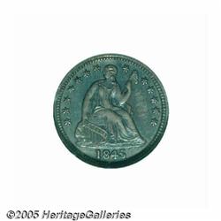 1845 H10C PR65 NGC. Ex: Richmond Collection. V-1.