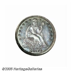 1844 10C PR64 NGC. Ex: Richmond College. The 1844