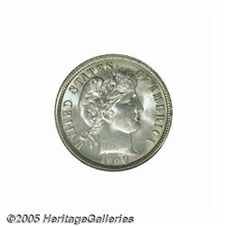 1900-O 10C MS66 PCGS. A satiny white example of t