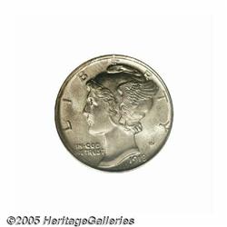 1918-D 10C MS65 Full Bands PCGS. Ex: Dan Miller. 