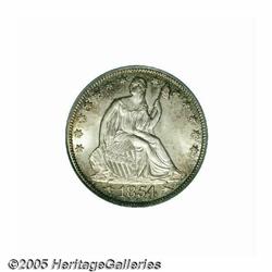 1854 50C Arrows MS66 PCGS. After passage of the M