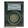 Image 3 : 1872-CC 50C MS62 PCGS. The 1872-CC Half Dollar is