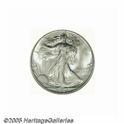 1921-D 50C MS63 PCGS. The 1921-D has the lowest m