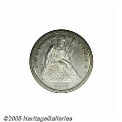 1859-S S$1 MS61 NGC. Ex: Sweet Collection. The 18