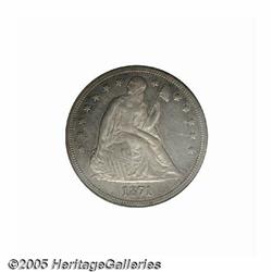 1871-CC S$1 AU55 PCGS. This is a problem-free exa