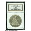 Image 3 : 1871-CC S$1 AU55 NGC. Ex: La Jolla Collection. On