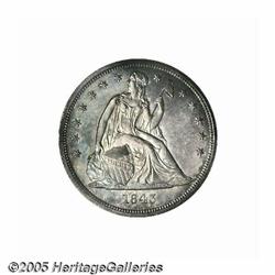 1843 S$1 PR64 NGC. In 1841, the owners of a mine 