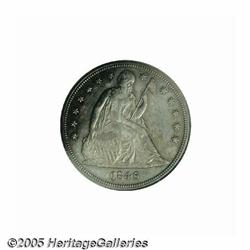 1846 S$1 PR62 NGC. Prior to 1858, proofs were not