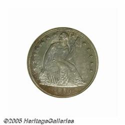 1850 S$1 PR64 PCGS. Open 5. Proof 1850 dollars we