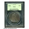 Image 3 : 1850 S$1 PR64 PCGS. Open 5. Proof 1850 dollars we