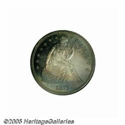 1871 S$1 PR65 Cameo NGC. Nicely toned on both sid