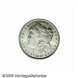 1887-O S$1 MS66 PCGS. A boldly struck and lustrou