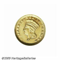 1860-D G$1 MS61 NGC. The 1860-D has been recogniz