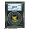 Image 3 : 1859 $2 1/2 PR66 PCGS. Old Reverse. This is from 