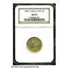 Image 3 : 1842-C $5 Small Date AU55 NGC. Variety 4-C, Die S