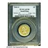 Image 3 : 1842-C $5 Small Date AU58 PCGS. Variety 4-C, the 
