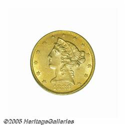 1883-CC $5 MS61 PCGS. Well struck and lustrous wi