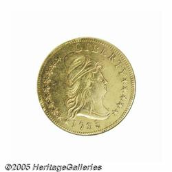 1795 $10 13 Leaves--Tooled, Polished--ANACS. AU D