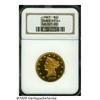 Image 3 : 1863 $10 PR64 Cameo NGC. A regal coin which is gr