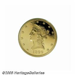 1899 $10 PR64 Cameo PCGS. The Philadelphia Mint d