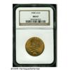 Image 3 : 1908-S $10 MS67 NGC. Exemplary quality for this i