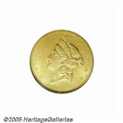 1850 $20 MS61 NGC. The first collectible Liberty 