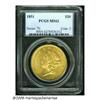 Image 3 : 1851 $20 MS62 PCGS. The 1851 is an early double e