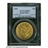 Image 3 : 1854 $20 Small Date MS62 PCGS. Of the 17 Type One