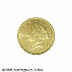 1861 $20 MS63 NGC. A magnificent example of this 